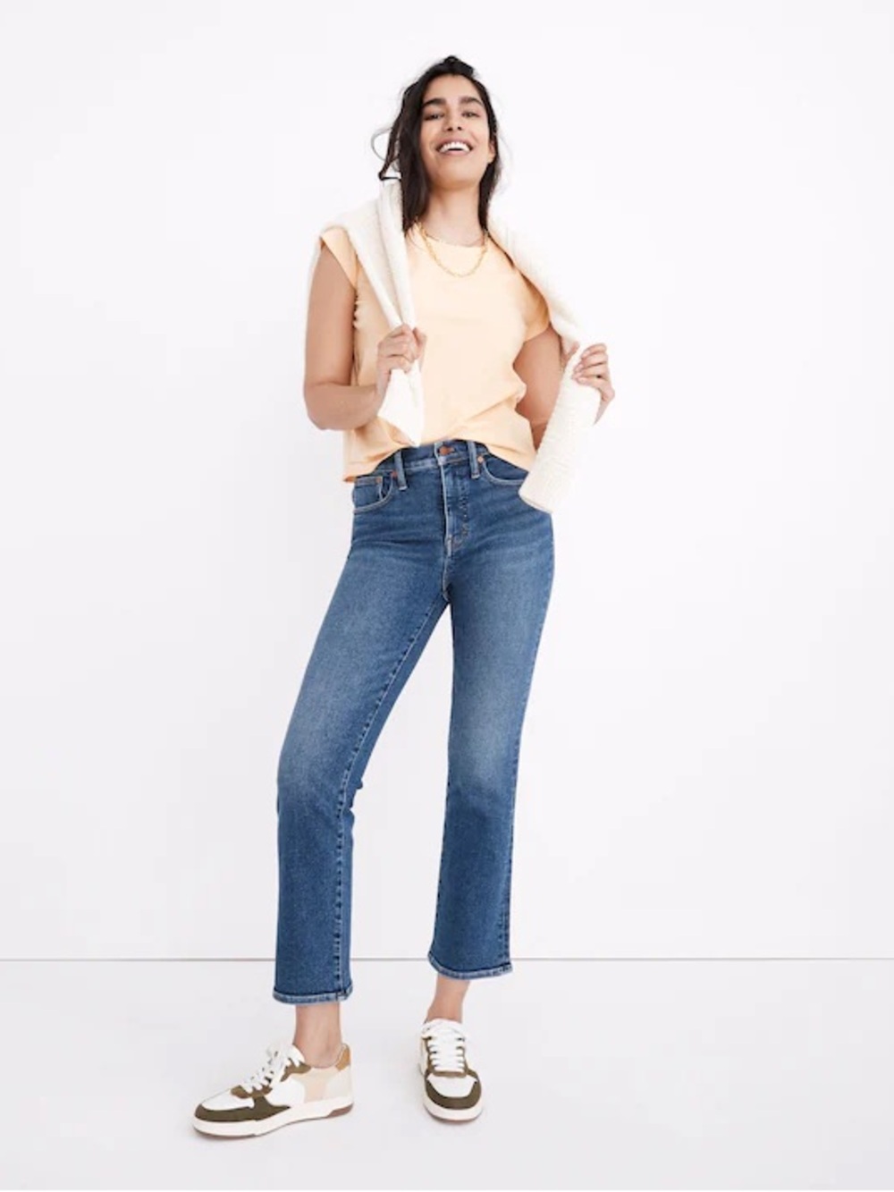 MADEWELL Cali Demi-Boot Jeans in Bodney Wash 30